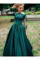 A-Line Long Sleeves Lace Prom Dresses Formal Evening Gowns 6011049